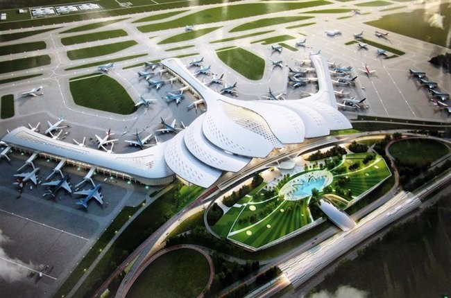 Khoảng 20 nhà thầu đến từ Hàn Quốc, Trung Quốc và Việt Nam tham dự Hội nghị tiền đấu thầu gói thầu thi công, xây lắp Nhà ga hành khách Cảng hàng không quốc tế Long Thành. Ảnh: ACV