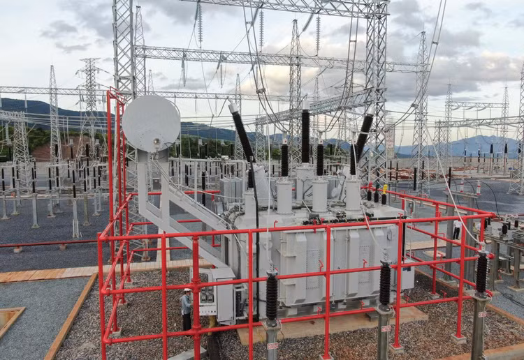 Trạm biến áp 220kV Lao Bảo (ảnh: CPMB)