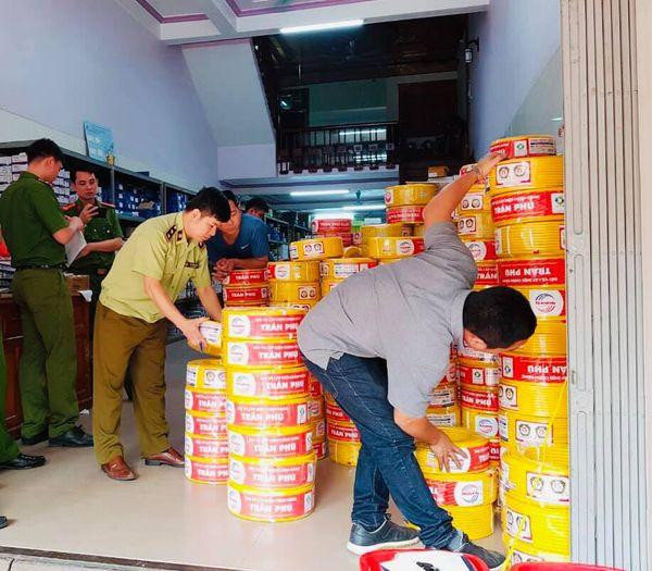 Tang vật bị thu giữ thời điểm kiểm tra ngày 14/4/2021 (ảnh: BCT)