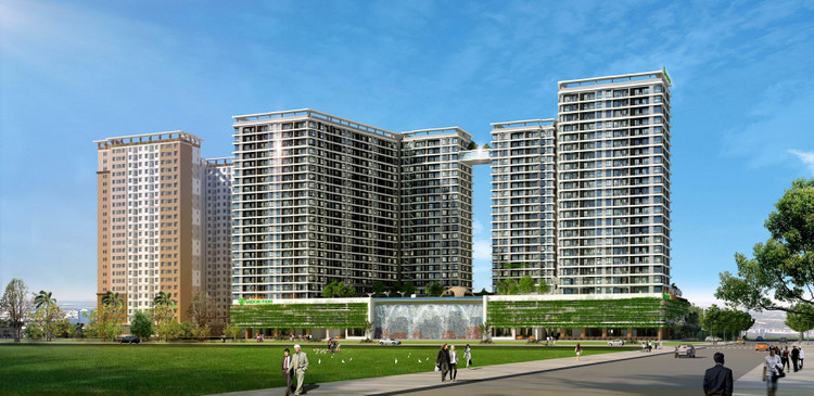 Tập đoàn Xây dựng Hòa Bình là tổng thầu thi công toàn bộ Dự án Chung cư Midori Park the Glory, thời gian thi công trong vòng 25 tháng