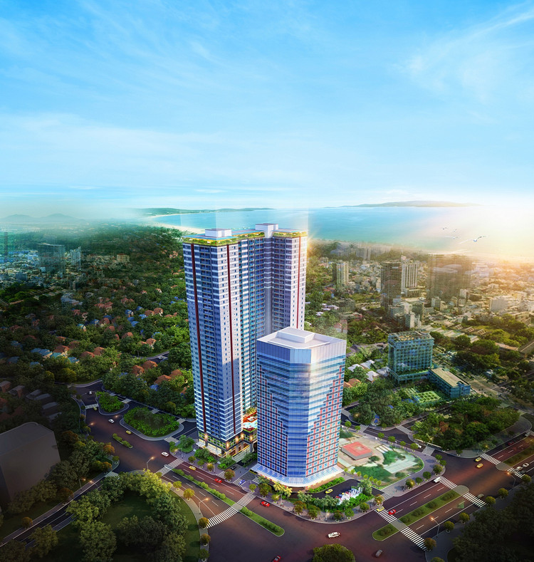 Phối cảnh tổng thể Dự án Grand Center Quy Nhon