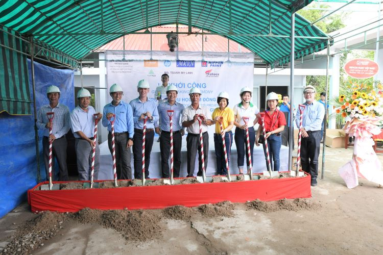 Dự kiến, hơn 90 em học sinh sẽ được thụ hưởng môi trường học tập an toàn, vệ sinh và thoải mái hơn sau khi dự án hoàn thành vào đầu năm 2021. 