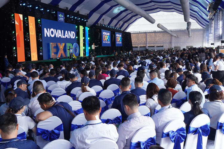 Không khí sôi động tại Triển lãm bất động sản Novaland Expo 2019
