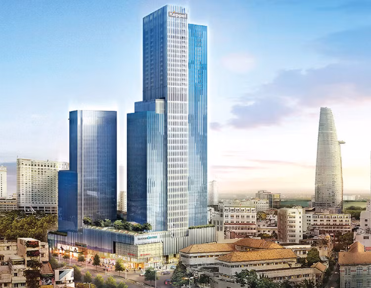 Dự án Saigon Center IV, V dự kiến là các cao ốc văn phòng cho thuê