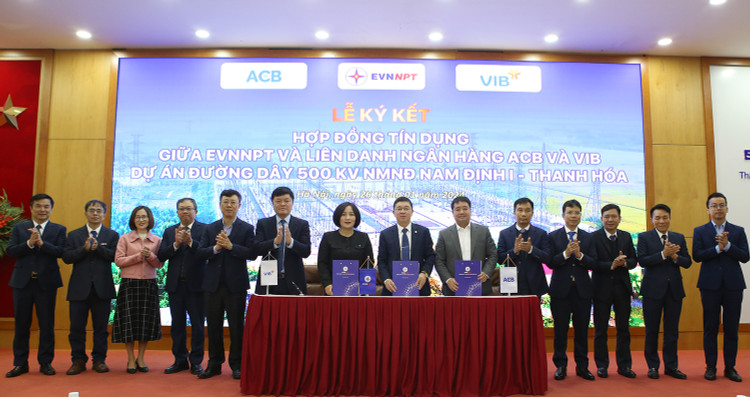 EVNNPT và BIDV ký kết hợp đồng tín dụng cho Dự án đường dây 500 kV Quảng Trạch - Quỳnh Lưu (ảnh: EVNNPT)