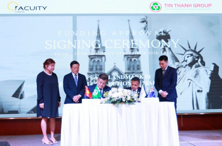 Tập đoàn Tín Thành Tín cùng Acuity Funding ký kết chấp thuận tài trợ vốn