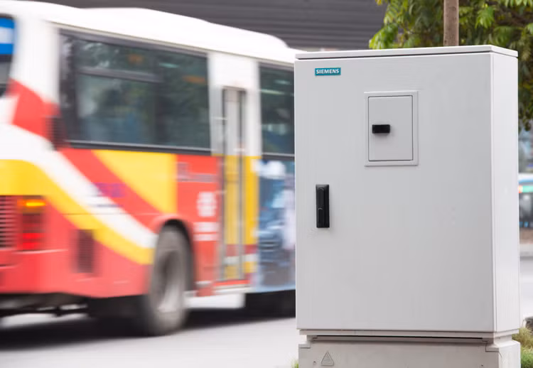 Tủ điều kiển tín hiệu giao thông của Siemens