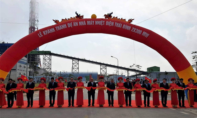 Thủ tướng Chính phủ Nguyễn Xuân Phúc tham dự Lễ khánh thành Nhà máy Nhiệt điện Thái Bình sáng 14/2/2019