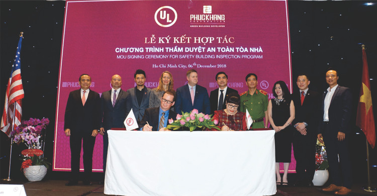 Khi hợp tác với UL, Phúc Khang sẽ tuân thủ quy chuẩn, tiêu chuẩn phòng cháy chữa cháy của Chương trình Kiểm tra Xây dựng của UL vào công trình chung cư.