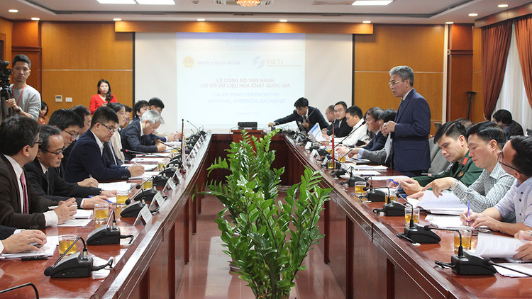 Công bố vận hành Hệ thống cơ sở dữ liệu hóa chất quốc gia tại Bộ Công Thương (Ảnh: BCT)