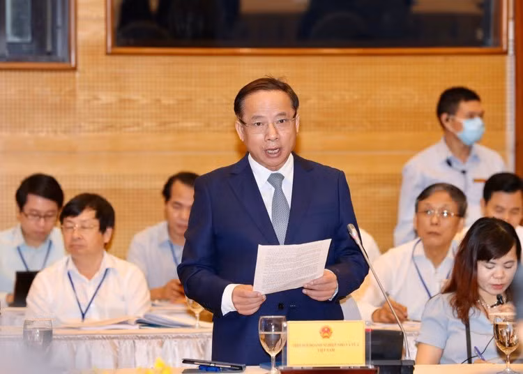 Lãnh đạo Hiệp hội DNNVV Việt Nam phát biểu tại Hội nghị