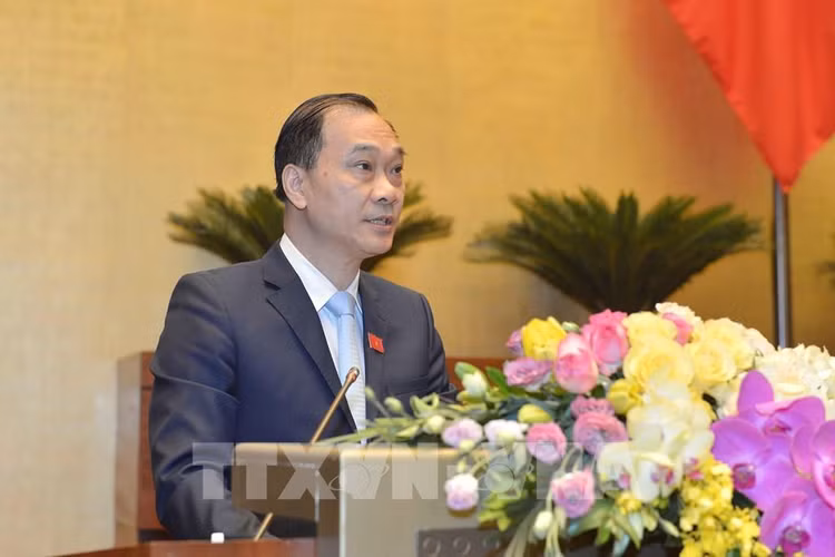 Ủy viên Ủy ban Thường vụ Quốc hội, Chủ nhiệm Ủy ban Kinh tế của Quốc hội Vũ Hồng Thanh (ảnh: QH)