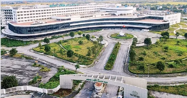 Bệnh viện Bạch Mai cơ sở 2. Ảnh: Internet
