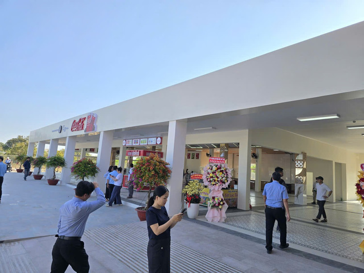 Trạm dừng nghỉ Km205+092 thuộc Dự án thành phần Vĩnh Hảo – Phan Thiết trên tuyến cao tốc Bắc – Nam phía Đông chính thức đi vào hoạt động từ ngày 26/1/2026 ảnh: Cục Đường bộ Việt Nam cung cấp