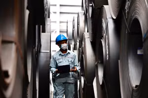 Kho thép cuộn cán nóng (HRC) của Hòa Phát