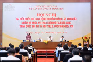 Hội nghị đại biểu Quốc hội hoạt động chuyên trách lần thứ nhất, nhiệm kỳ Khóa XVI. Ảnh: quochoi.vn