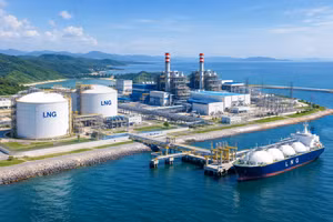 Nhiều dự án điện LNG trong Quy hoạch điện VIII vẫn đang gặp vướng mắc chưa thể triển khai đầu tư (ảnh minh họa AI)