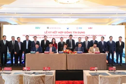 Agribank, MB, BIDV, MBV và Công ty CP Đường cao tốc Vành đai 4 Hà Nội ký kết Hợp đồng tín dụng tài trợ vốn đối với Dự án Đầu tư xây dựng đường Vành đai 4 - Vùng Thủ đô Hà Nội