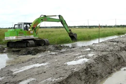 Trên thị trường thầu, L40 tham gia và trúng thầu nhiều gói xây lắp trong lĩnh vực hạ tầng và thủy lợi. Ảnh minh họa: Tiên Giang