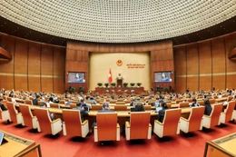 Với các nội dung được thông qua trong 51 Luật và 8 Nghị quyết của Trung ương, hệ thống luật pháp cơ bản “tháo nút thắt” thể chế, thay đổi theo tư duy mới, kiến tạo mở đường. Ảnh: Quý Bắc