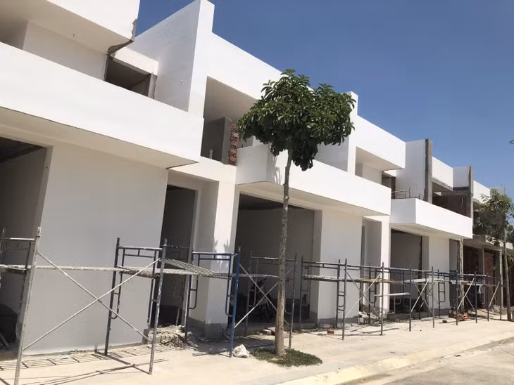 Sản phẩm nhà ở xã hội tại Dự án Khu dân cư Lan Anh 7B đang trong quá trình hoàn thiện