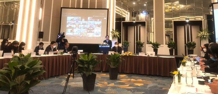 Thứ trưởng Bộ Kế hoạch và Đầu tư Trần Duy Đông phát biểu khai mạc Hội nghị