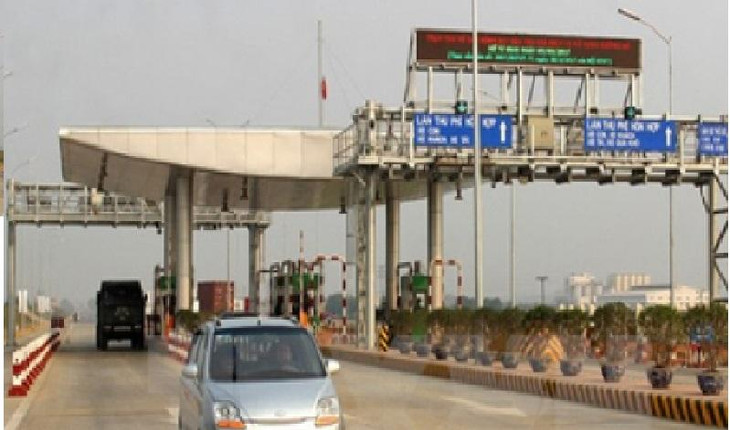 Trạm thu phí Quốc lộ 32, đoạn qua huyện Tam Nông