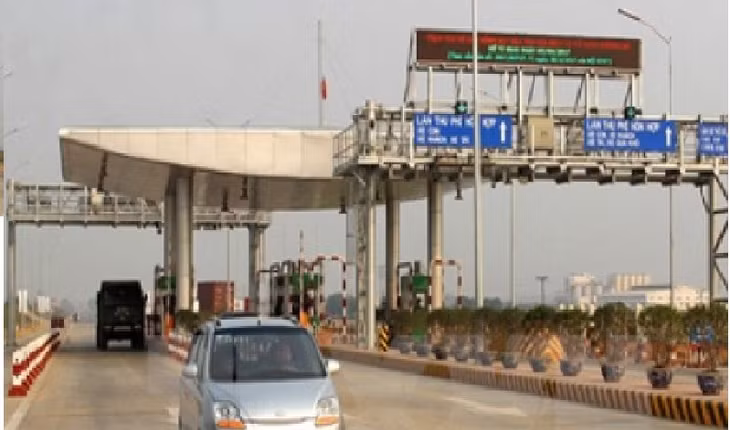 Trạm thu phí Quốc lộ 32, đoạn qua huyện Tam Nông