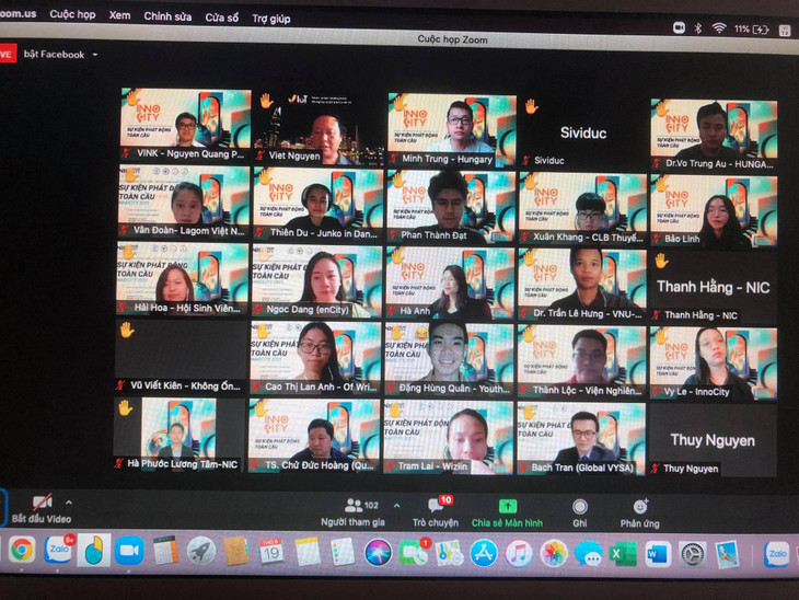 InnoCity 2021 quy tụ sự tham gia của đông đảo các bạn trẻ Việt Nam trên toàn cầu InnoCity 2021 quy tụ sự tham gia của đông đảo các bạn trẻ Việt Nam trên toàn cầu