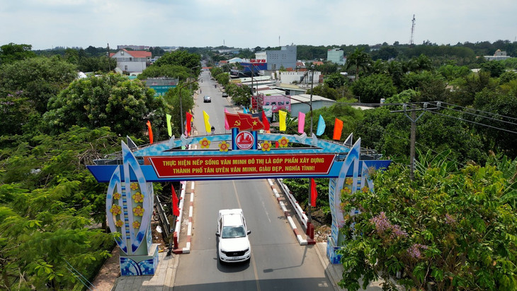 Hệ thống kết cấu hạ tầng kỹ thuật đô thị trên địa bàn thành phố Tân Uyên đã được đầu tư xây dựng theo hướng đồng bộ, văn minh, hiện đại