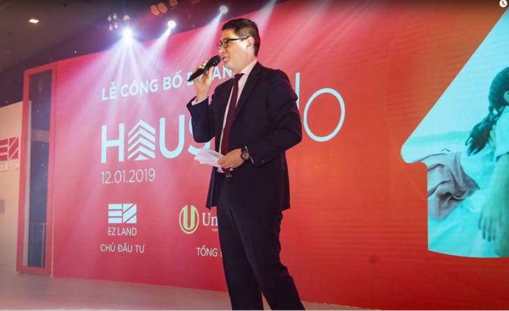 Trong lễ công bố dự án ngày 12.1.2019, EZ Land được giới thiệu là chủ đầu tư