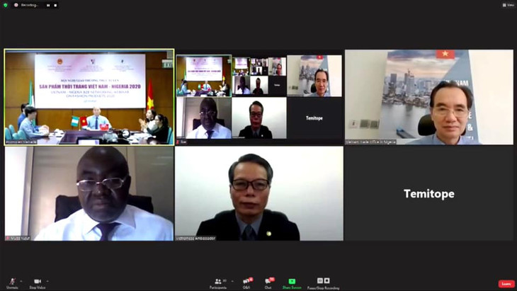 Hội nghị diễn ra theo hình thức trực tuyến (ảnh: MK)