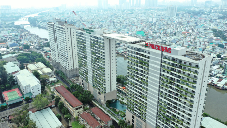 Hợp long cầu dây văng nối liền Sky Park tại Dự án Diamond Lotus Riverside ảnh 1