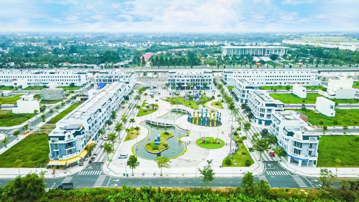 Các dự án bất động sản ở những vùng phụ cận TP.HCM bắt đầu chuyển động theo hướng tích cực trở lại. Ảnh: C.T