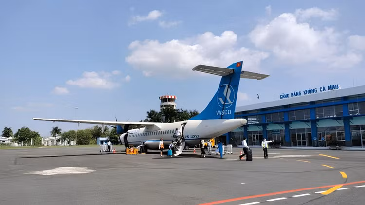 Sân bay Cà Mau sẽ được nâng cấp, mở rộng để phục vụ khai thác máy bay A320, A321 và tương đương