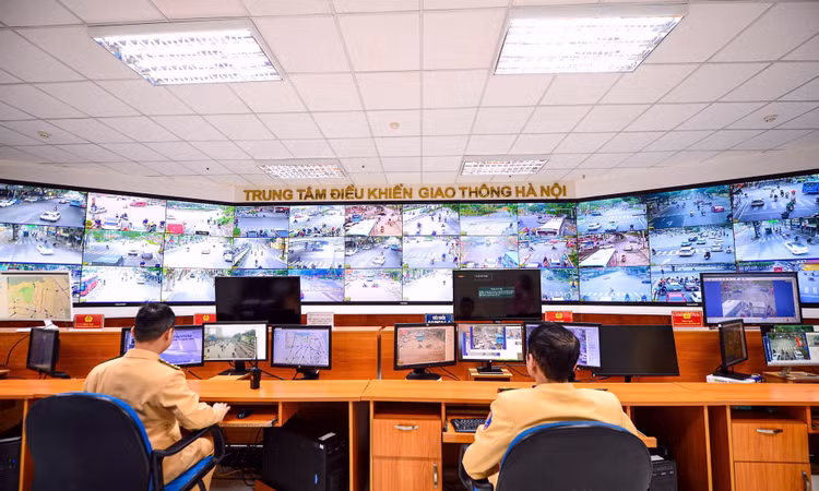 Trung tâm chỉ huy điều khiển giao thông tại Cục CSGT