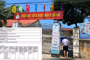 Gói thầu chỉ ghi nhận 1 nhà thầu tham dự là Liên danh Nhà thầu thi công Trường Tiểu học Nội Hoàng, do Công ty CP Đầu tư Xây dựng Hải Long đứng đầu với giá dự thầu 96,301 tỷ đồng, thấp hơn giá gói thầu khoảng 31 triệu đồng, tương đương tỷ lệ khoảng 0,032%. Ảnh: Ngọc Tuấn