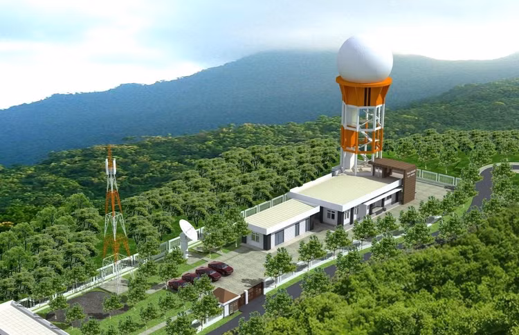 Gói thầu thu hút sự quan tâm tham dự của 5 nhà cung cấp lớn trên thế giới trong lĩnh vực công nghệ quốc phòng, vũ trụ, viễn thông. Phối cảnh tổng thể Trạm Radar Quy Nhơn (nguồn: VATM)