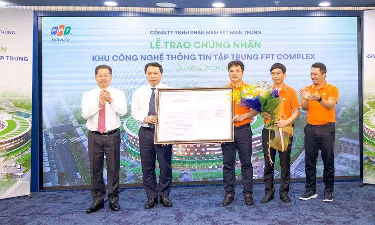 FPT Complex nhận chứng nhận là khu công nghệ thông tin tập trung tại Đà Nẵng