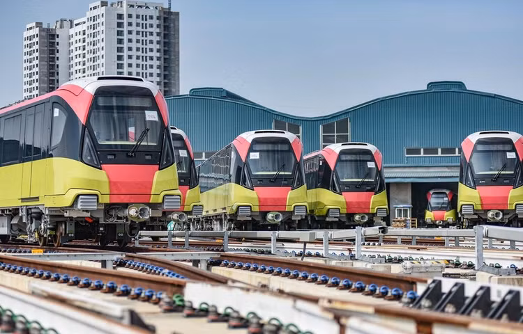 Dự án đường sắt đô thị Nhổn - ga Hà Nội đang chậm tiến độ