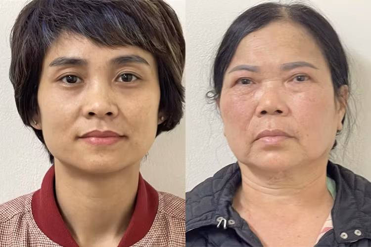 Đối tượng Đỗ Thị Hạnh và Nguyễn Thị Ngữ 