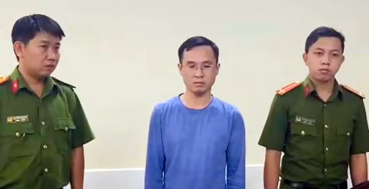 Cơ quan CSĐT Công an TP.HCM khởi tố, bắt tạm giam Mai Văn Quân. Ảnh: CA