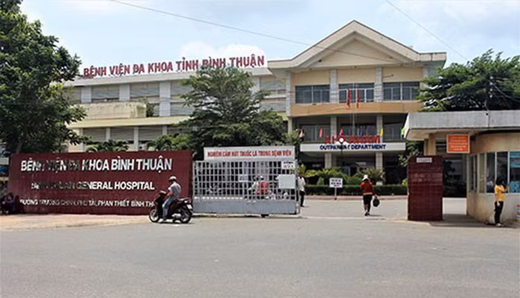 Bệnh viện Đa khoa tỉnh Bình Thuận. Ảnh: Báo Bình Thuận
