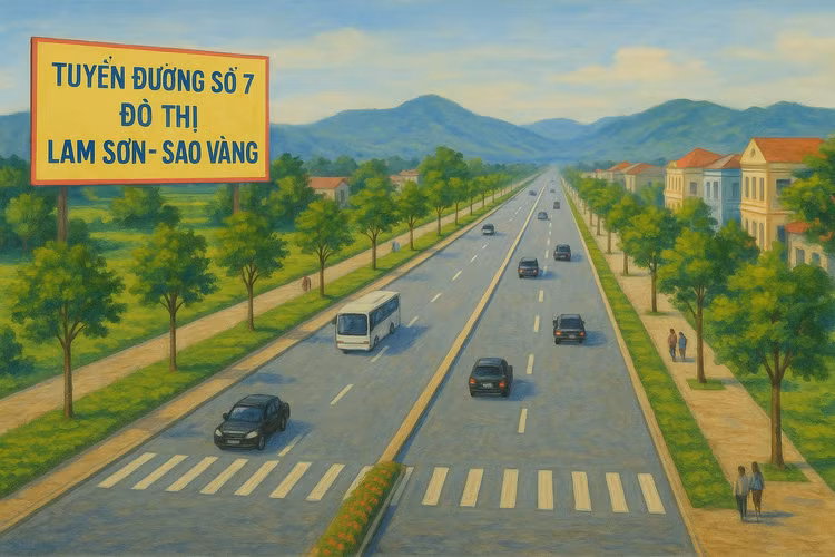 Mời thầu xây tuyến đường số 7 đô thị Lam Sơn - Sao Vàng (Thanh Hóa). Ảnh minh họa: TL
