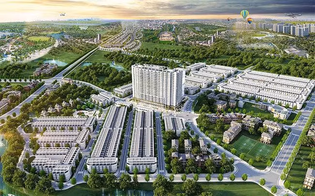 Phối cảnh khu đô thị Bàu Giang Quảng Ngãi