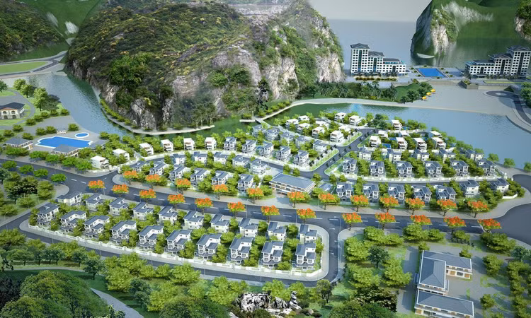 Phối cảnh dự án Khu đô thị du lịch Cái Giá - Cát Bà