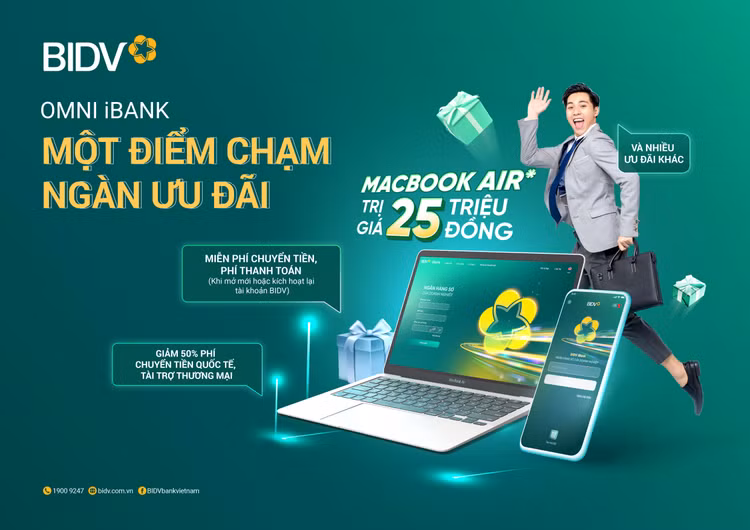 Một điểm chạm – Ngàn ưu đãi với Omni BIDV iBank