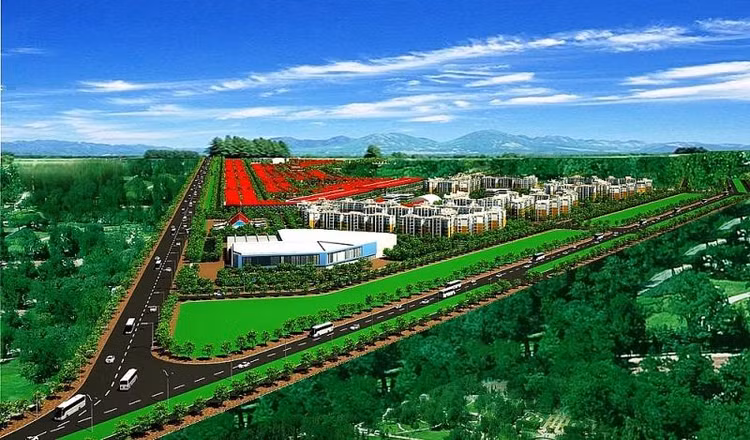 Phối cảnh phân khu 1 của khu dân cư, khu tái định cư Lộc An – Bình Sơn huyện Long Thành.