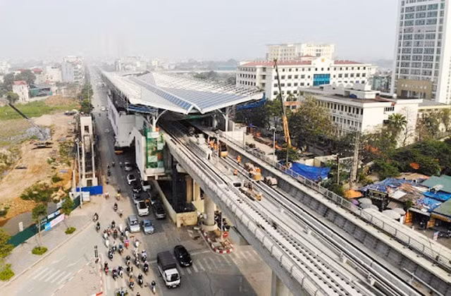 Hà Nội đề xuất kéo dài Dự án Đường sắt đô thị Nhổn - ga Hà Nội đến Hoàng Mai (ảnh: CAND)