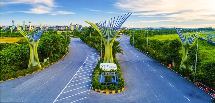 VSIP Bắc Ninh - khu đô thị nổi bật ở khu vực Đông Bắc Hà Nội. 